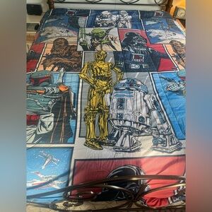 Star Wars Vintage Comforter 76” x 89” Full Double Oversized Twin Reversible